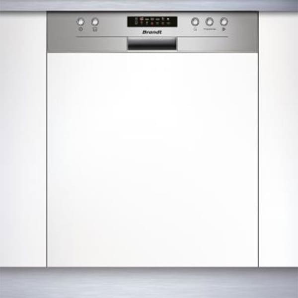 Lave vaisselle encastrable BRANDT 14 couverts Inox & Blanc (BDB424LX) Lave vaisselle encastrable BRANDT 14 couverts Inox & Blanc (BDB424LX)